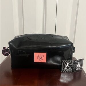 Shane Dawson Jefffree Star Pig Black Cosmetic Makeup Bag Case NWT Collab
